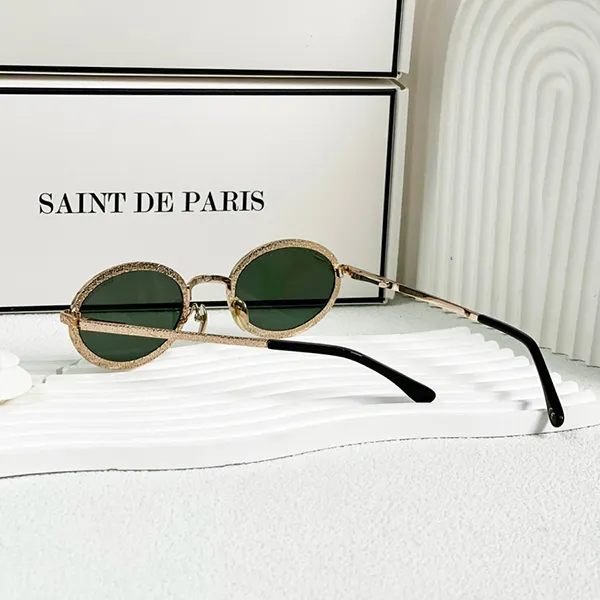 Kính Mát Nữ Saint De Paris & Crew No 9 The Tourist Sunglasses Màu Xanh Green - Kính mắt - Vua Hàng Hiệu