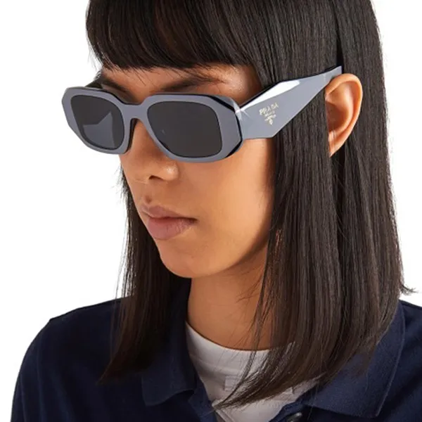Kính Mát Prada Sunglasses SPR17W 11N09T Màu Xám - Kính mắt - Vua Hàng Hiệu