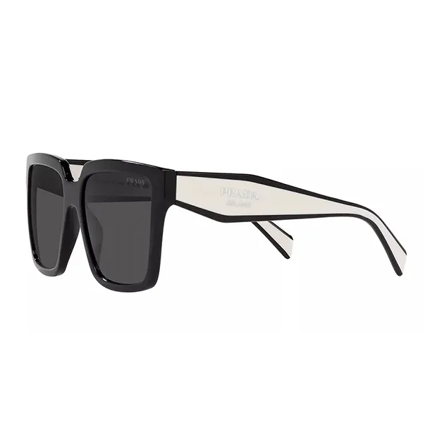 Kính Mát Unisex Prada Sunglasses PR24ZSF-1AB5S0 57 Màu Đen Trắng