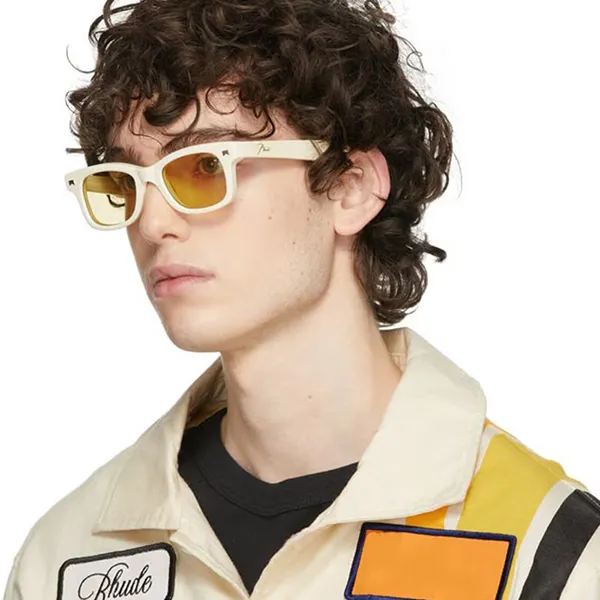 Kính Mát Rhude Sun Ray Sunglasses White Yellow Màu Trắng/Vàng - Kính mắt - Vua Hàng Hiệu