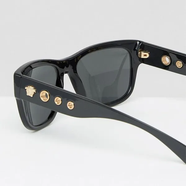 Kính Mát Versace Square Sunglasses VE 4319 GB1-87 Màu Đen Xám - Kính mắt - Vua Hàng Hiệu