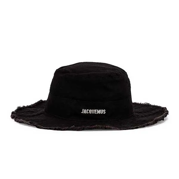 Mũ Jacquemus Bucket Le Papier Le Bob Gadjo Hat Black Màu Đen Size 56