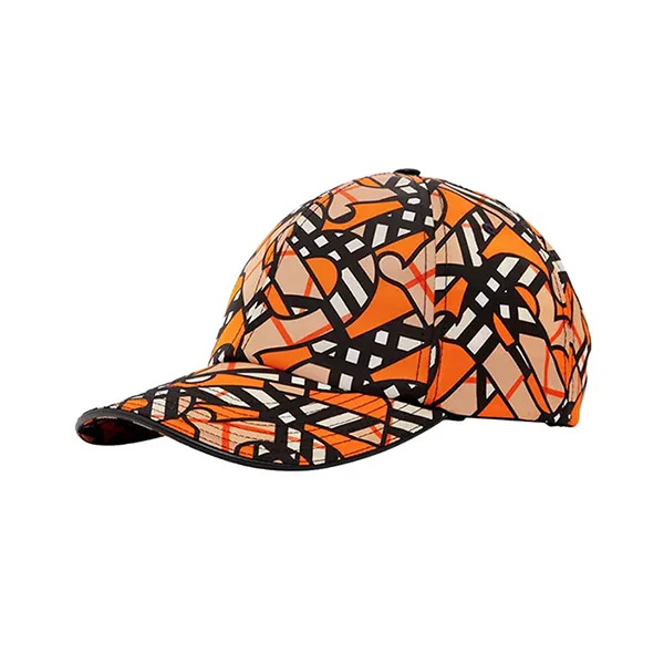 Mũ Nam Burberry Men's Monogram Baseball Cap Màu Cam Đen