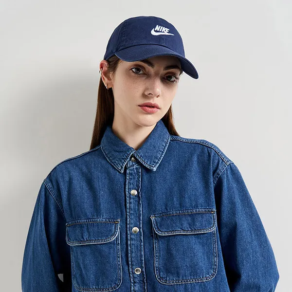 Mũ Nike Sportswear Heritage86 Futura Washed Navy 913011-413 Màu Xanh Navy - Mũ nón - Vua Hàng Hiệu