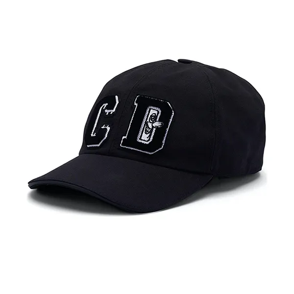 Mũ Unisex Dior Homme X Kenny Scharf Logo Patch Baseball Cap 023C909H4511 Màu Đen - Mũ nón - Vua Hàng Hiệu