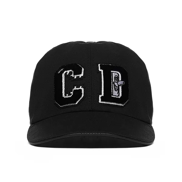 Mũ Unisex Dior Homme X Kenny Scharf Logo Patch Baseball Cap 023C909H4511 Màu Đen - Mũ nón - Vua Hàng Hiệu