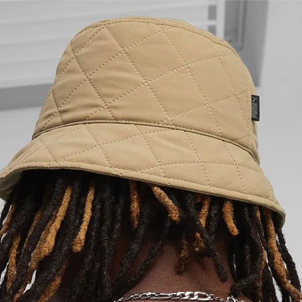 Mũ Unisex Puma Gorro Bucket Prime Overpuff Bucket Hat Màu Be