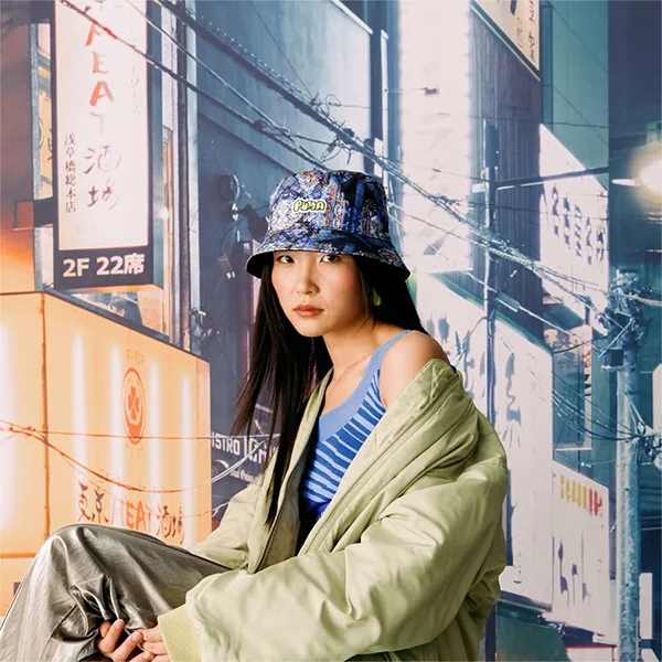 Mũ Unisex Puma Hometown Heroes Tokyo Reversible Bucket Hat 024880_01 Màu Xanh