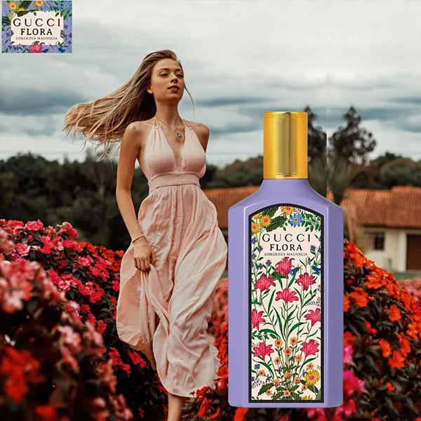 Nước Hoa Nữ Gucci Flora Gorgeous Magnolia Eau De Parfum 30ml - Nước hoa - Vua Hàng Hiệu