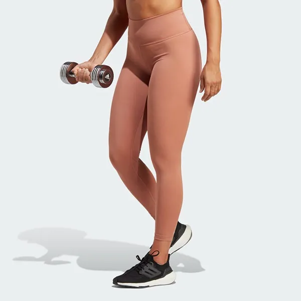Quần Bó Tập Luyện Nữ Adidas Optime 7/8 Workout Leggings HR9606 Màu Hồng Đất Size 2XS - Thời trang - Vua Hàng Hiệu
