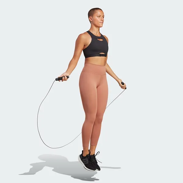 Quần Bó Tập Luyện Nữ Adidas Optime 7/8 Workout Leggings HR9606 Màu Hồng Đất Size 2XS - Thời trang - Vua Hàng Hiệu