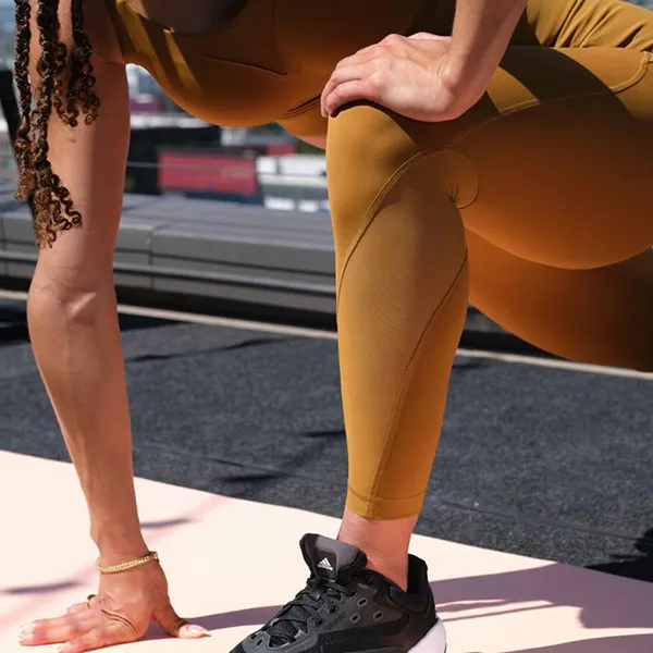 Quần Bó Tập Luyện Nữ Adidas Tailored 7/8 Hiit Workout Leggings HR5426 Màu Vàng Đồng Size 2XS - 4