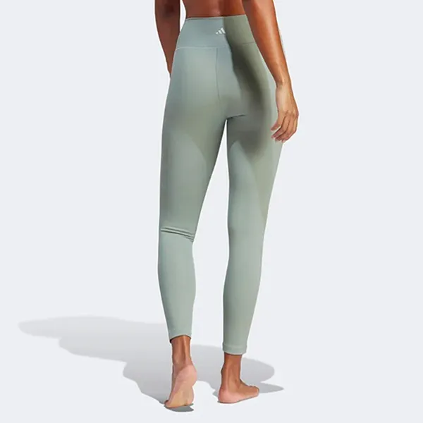 Quần Bó Tập Luyện Nữ Adidas YGA LUX 78 TIG HR5414 Màu Xanh XS