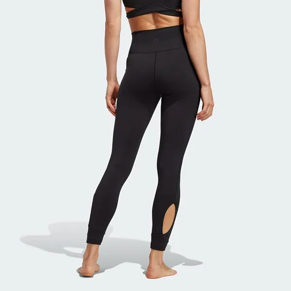 Quần Bó Tập Luyện Nữ Adidas Yoga Studio Wrapped HT2167 Leggings Màu Đen Size XS