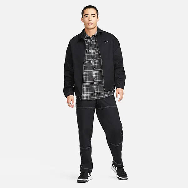 Quần Dài Nam Nike SB Men's Double Knee Skateboard Pants FB8429-010 Màu Đen Size 28
