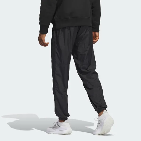 Quần Dài Thể Thao Nam Adidas Premium Essentials Wrinkle Nylon Pants HR8674 Màu Đen Size 2XS