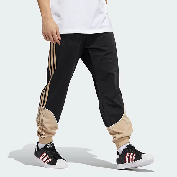 Quần Dài Thể Thao Nam Adidas Tricot SST Track Pants HI3004 Màu Đen/Nâu