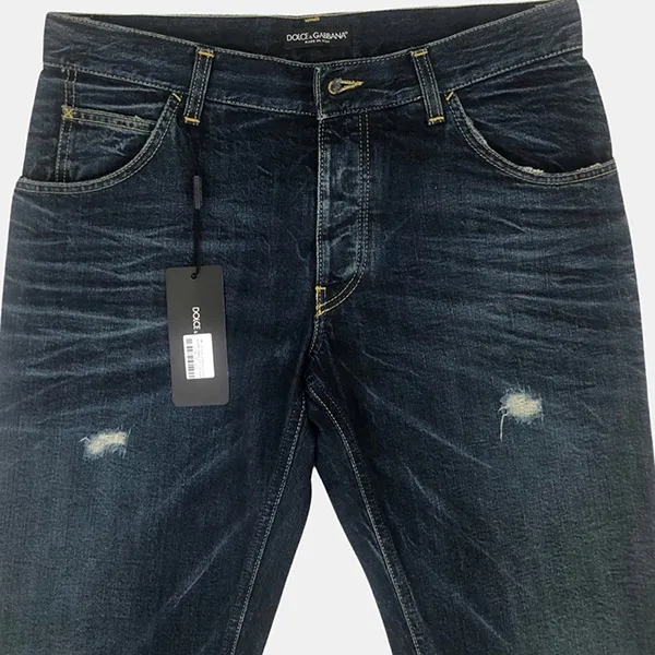 Quần Jean Dolce & Gabbana D&G Blue Washed Regular G31YCPG8K95S9001 Màu Xanh Đậm Size 44 - Thời trang - Vua Hàng Hiệu