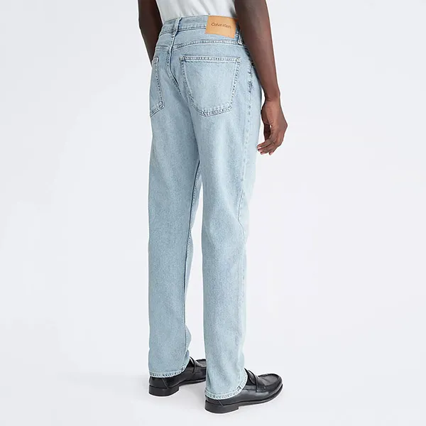 Quần Jean Nam Calvin Klein CK Slim Straight Fit SP40580004 Màu Xanh Nhạt Size 34 - Thời trang - Vua Hàng Hiệu