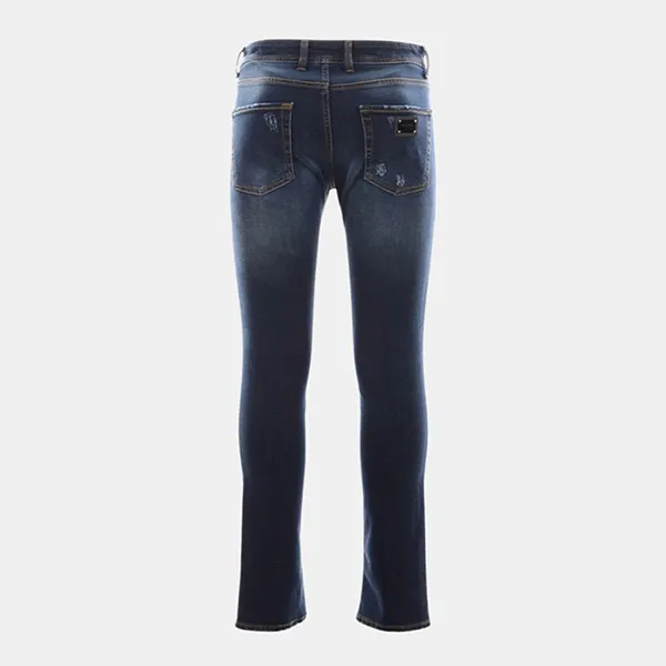 Quần Jean Nam Dolce & Gabbana D&G GY07LZG8BC8S90 Màu Xanh Đậm Size 46 - Thời trang - Vua Hàng Hiệu