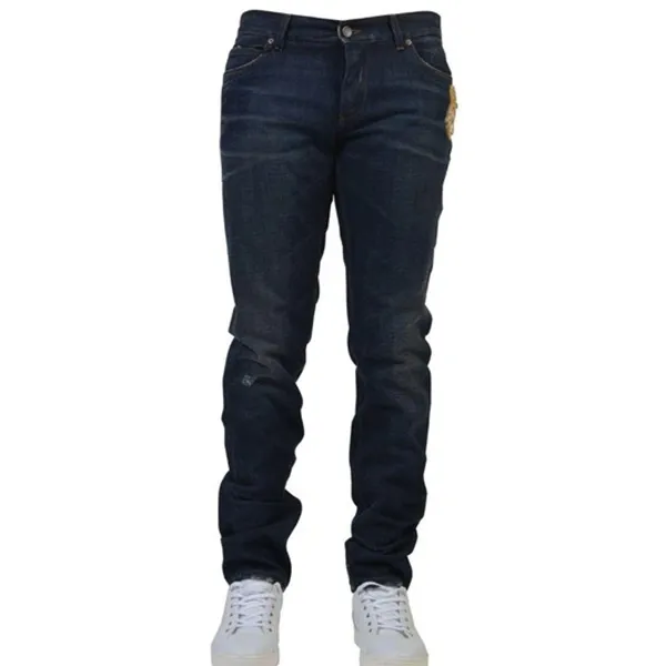 Quần Jean Nam Dolce & Gabbana D&G Embroidery In Blue 14GOLD G60LLZ Màu Xanh Đậm Size 46 - Thời trang - Vua Hàng Hiệu