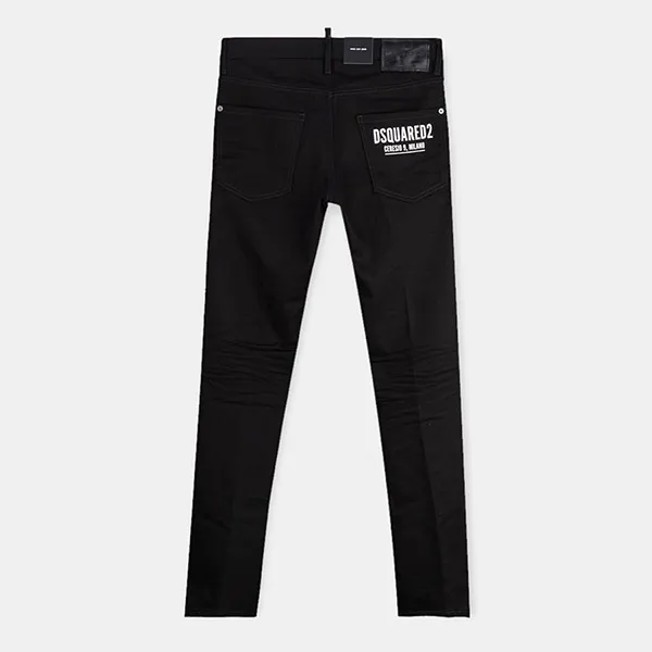 Quần Jean Nam Dsquared2 Black Bull Skater Jeans S74LB1199S30564900 Màu Đen Size 46