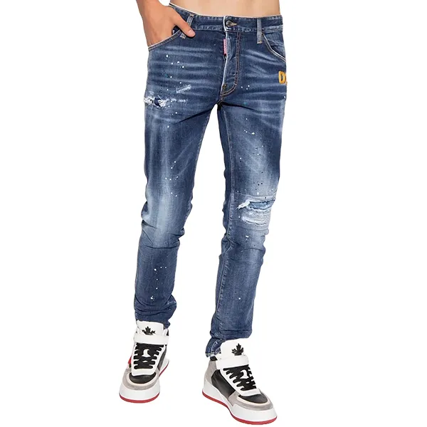Quần Jean Nam Dsquared2 Jeans Blue Cool Guy S71LB1113 Màu Xanh Size 46 - Thời trang - Vua Hàng Hiệu