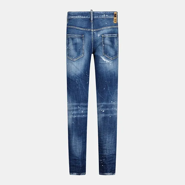 Quần Jean Nam Dsquared2 Super Twinky S74LB1327S30872470 Màu Xanh Size 48
