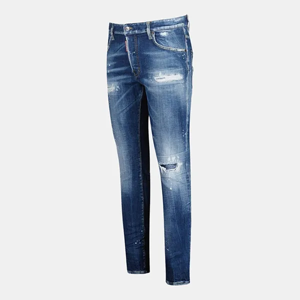 Quần Jean Nam Dsquared2 Super Twinky S74LB1327S30872470 Màu Xanh Size 48