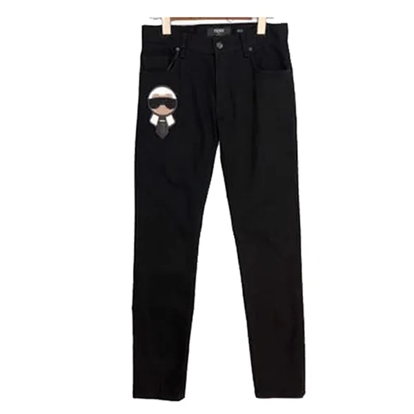 Quần Jean Nam Fendi Lafayette Màu Đen
