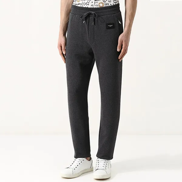 Quần Nỉ Nam Dolce & Gabbana D&G GYE9AT FU7DU Màu Ghi Size 44