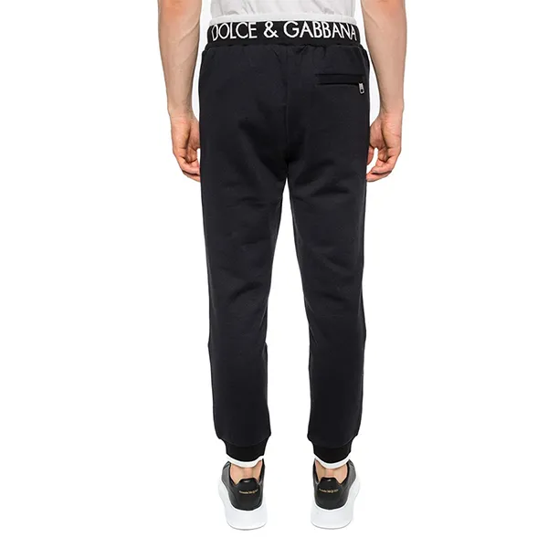 Quần Nỉ Nam Dolce & Gabbana D&G Jogger Crown Logo GYPSY Màu Đen Size 44 - Thời trang - Vua Hàng Hiệu