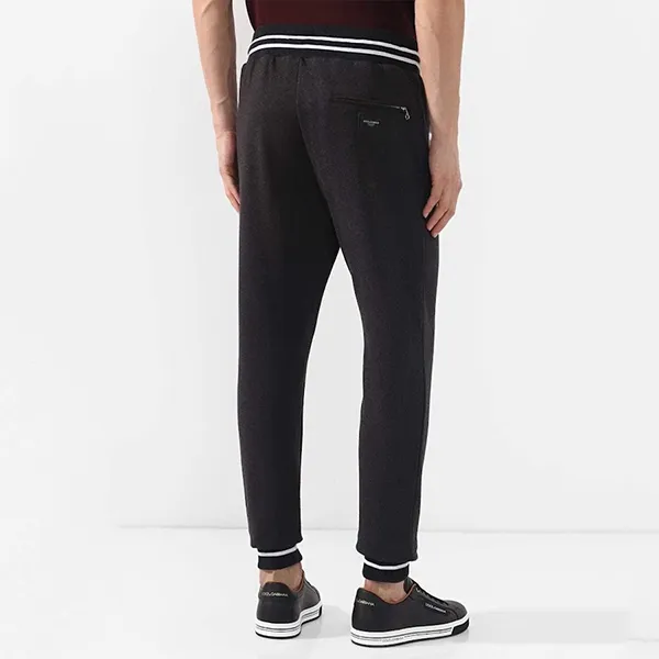 Quần Nỉ Nam Dolce & Gabbana D&G Jogger Màu Đen Size 46 - Thời trang - Vua Hàng Hiệu