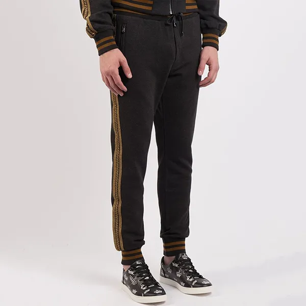 Quần Nỉ Nam Dolce & Gabbana D&G Joggers Màu Đen Size 44