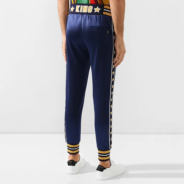 Quần Nỉ Nam Dolce & Gabbana D&G Pantalons HU7CY Màu Xanh Dương Size 44 - Thời trang - Vua Hàng Hiệu
