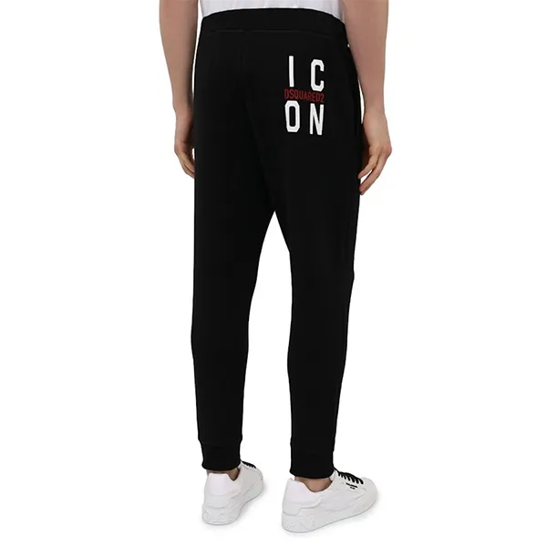 Quần Nỉ Nam Dsquared2 Icon Sweatpants S79KA0016 Màu Đen Size S
