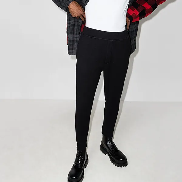 Quần Nỉ Nam Dsquared2 Icon Sweatpants S79KA0016 Màu Đen Size S