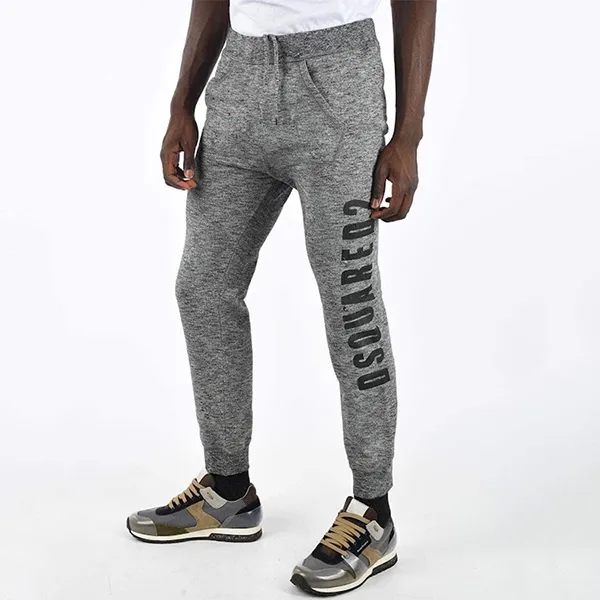 Quần Nỉ Nam Dsquared2 Logo Print Màu Xám Size XS - Thời trang - Vua Hàng Hiệu