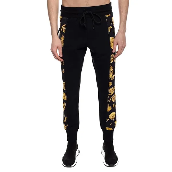 Quần Nỉ Nam Versace Jeans Couture Pants Màu Đen Size XS