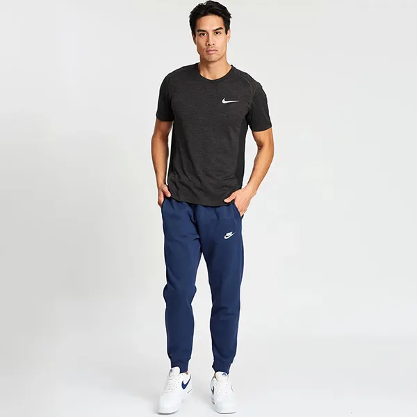 Quần Nỉ Nam Nike NSW Club Jogger Fleece BV2671-410 Màu Xanh Than Size M