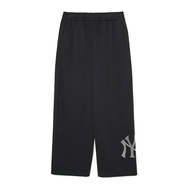 Quần Ống Rộng MLB Monogram Big Lux New York Yankees 3APTM0234-50BKS Màu Đen
