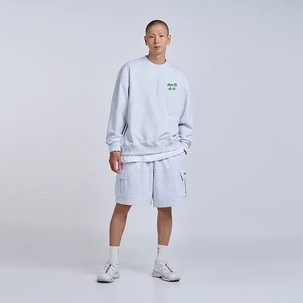 Quần Short Acmé De La Vie ADLV Logo Melange Màu Ghi - Thời trang - Vua Hàng Hiệu
