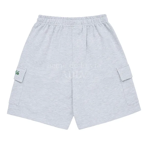 Quần Short Acmé De La Vie ADLV Logo Melange Màu Ghi - Thời trang - Vua Hàng Hiệu