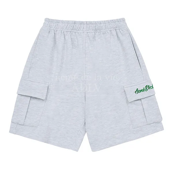 Quần Short Acmé De La Vie ADLV Logo Melange Màu Ghi - Thời trang - Vua Hàng Hiệu