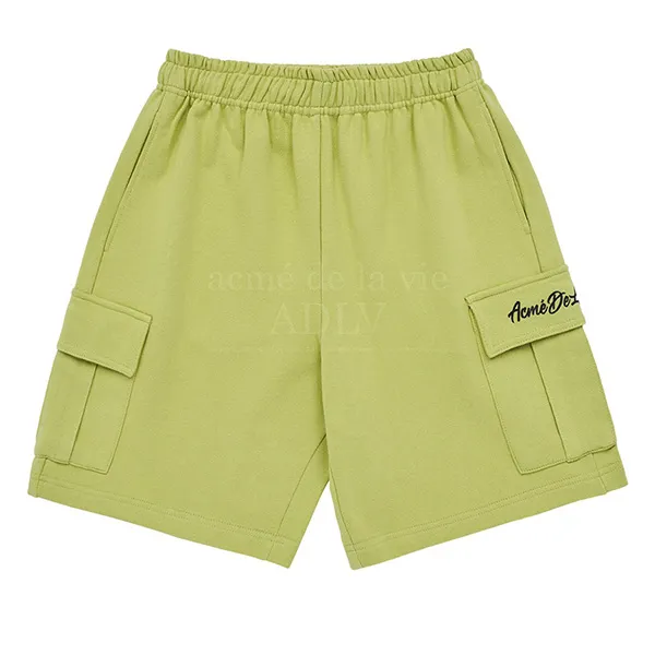 Quần Short Acmé De La Vie ADLV Logo Melange Màu Xanh Bơ - Thời trang - Vua Hàng Hiệu
