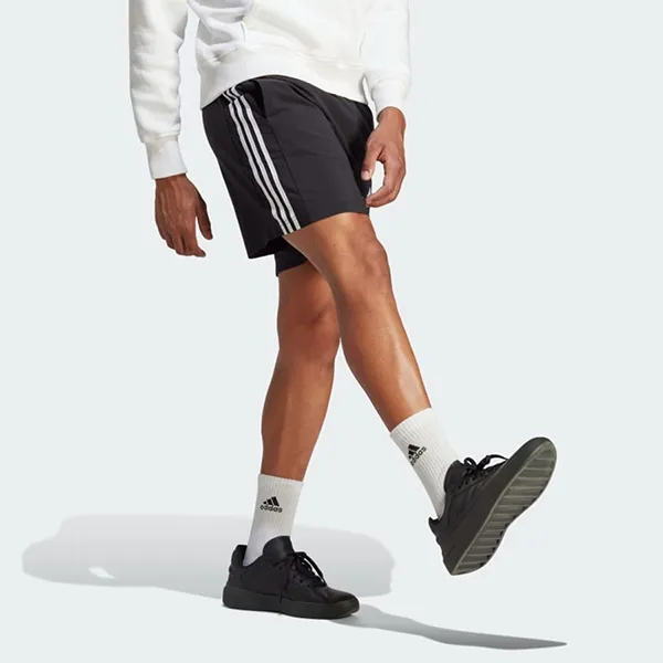 Quần Short Nam Adidas Essentials Aeroready 3-Stripes Chelsea IC1484 Màu Đen Size XS