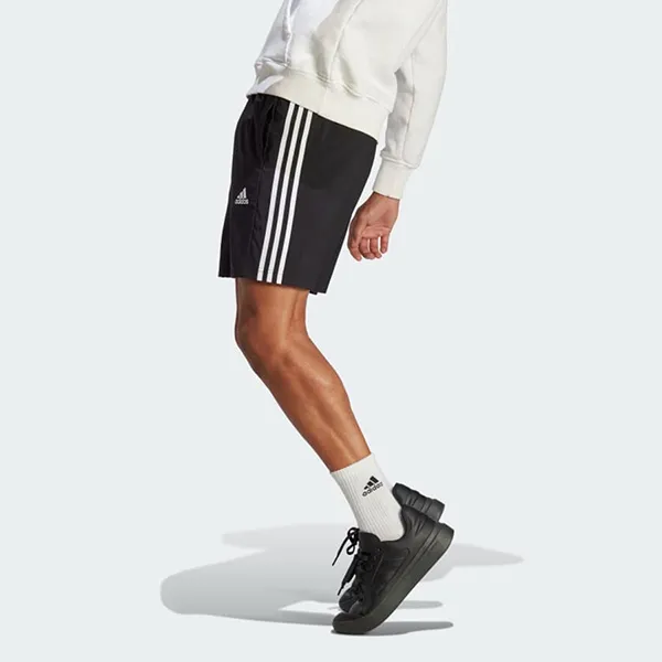 Quần Short Nam Adidas Essentials Aeroready 3-Stripes Chelsea IC1484 Màu Đen Size XS