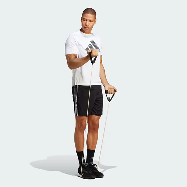 Quần Short Nam Adidas Essentials Pique 3-Stripes Workout IB8111 Màu Đen Size 2XL - Thời trang - Vua Hàng Hiệu