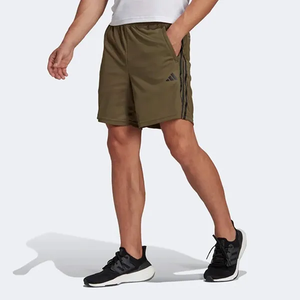 Quần Short Nam Adidas TR-ES PIQ 3SHO IB8113 Màu Xanh Olive Size XS
