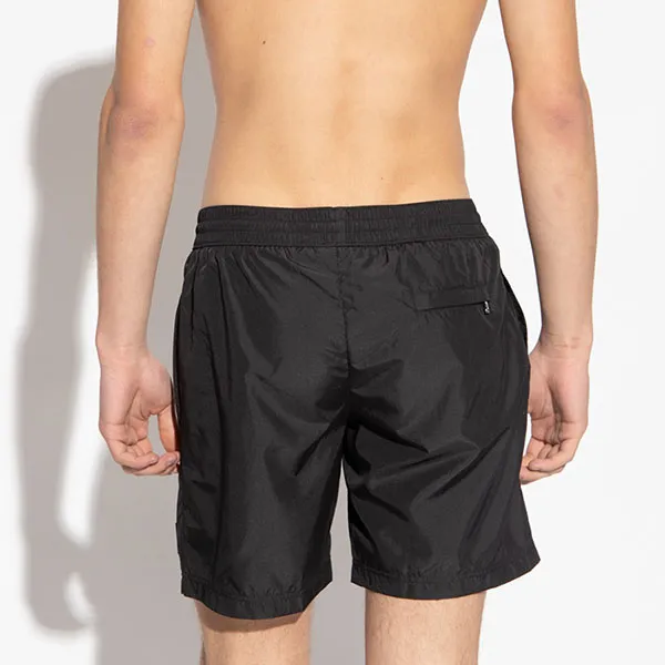 Quần Short Nam Dolce & Gabbana D&G Black Logo Plaque M4E45T/ONO06N0000 Màu Đen